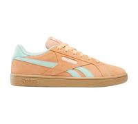 Reebok Women's Court Retro Sneaker, SUNKISSEDORANGE/GLITCHAQUA/Gum, 5 UK