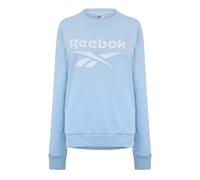 Reebok Womens Cropped Crew Neck Regular Fit Sweatshirt in Feel Good Blue - Size UK 4-6 (Womens)