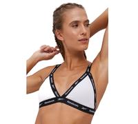 Reebok Women's Dotty Triangle Sports Bra in White | Size: Small Reebok White S