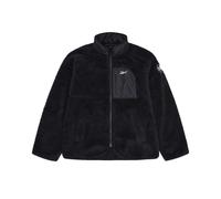 Reebok Womens Double Monkey Fleece Jacket - Black - M - Black - 100% Polyester