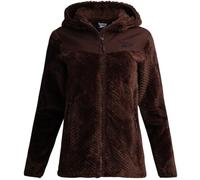 Reebok Women's Fleece Zip Up Jacket - Warm Snow Fleece Winter Jacket with Hood - Insulated Winter Jackets for Women (S-XL), Truffle, S