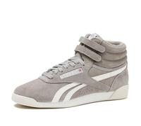 Reebok Women's Freestyle Hi High Top Basketball Sneakers, Escape Grey/Chalk/Chalk, 8.5