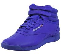 Reebok Women's Freestyle Hi High Top Sneaker, Solar Purple/Solar Purple/Future White, 6.5 M