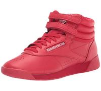 Reebok Women's Freestyle Hi High Top Sneaker, Vector Red/White, 4 UK