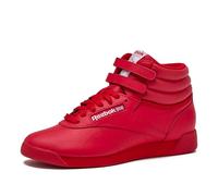 Reebok Women's Freestyle Hi High Top Sneakers, Black Or White Basketball and Tennis Shoes, Vecred/Vecred/Ftwwht, 7.5 UK