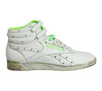 Reebok Women's Freestyle Hi Vintage White Trainers | Size: 5 Reebok White 5