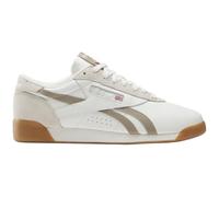 Reebok Women's Freestyle Lo Sneakers, Chalk/Grainy Grey/Gum, 9.5