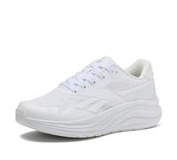 Reebok Womens Futura Dash, White/Metallic Silver, 12 Wide
