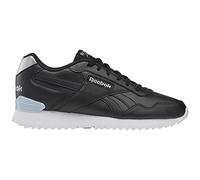 Reebok Women's Glide Ripple Clip Sneaker, Black/Silver Metallic/Feel Good Blue, 10