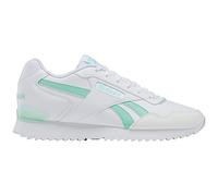 Reebok Womens Glide Ripple Clip, White/Mint/Grey, 9.5