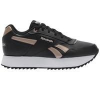 Reebok Womens Glide Ripple Double Sneaker, Black White Rose Gold, 3.5 UK