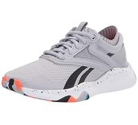 Reebok womens Hiit Cross Trainer, Cold Grey/Orange Flare/Radiant Aqua, 10 US