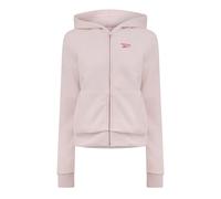 Reebok Womens Hooded Sweatshirt Regular Fit Jacket in Light Pink - Size UK 0-2 (Womens)