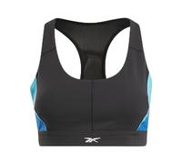 Reebok Womens Icons Sports Bra, Black/Kinblu, XL UK
