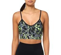 Reebok Women's Id Train All-Over-Print Bra Sports, Opaque, Black, X-Large