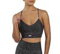 Reebok Printed Tri-back Sports Bra Black L Woman