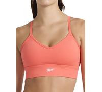 Reebok Women's Id Train Tri Back Bra, Slim Fit, Lightweight Stretch Poly Motion Interlock Fabric, Moisture-Wicking Sports Bra (Pack of 1)