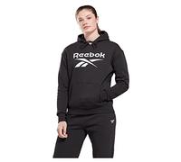 Reebok Women's Identity Big Logo Fleece Hoodie, Black, M