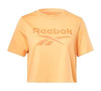 Reebok Women's Identity Crop T-Shirt Peach Fuzz S