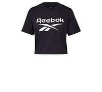 Reebok Women's Identity Cropped T-Shirt, Black, XS