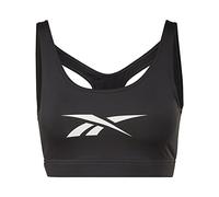 Reebok Women's Identity Train Big Logo Sports Bra Night Black XXS