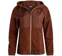 Reebok Womens Jacket - Polar Fleece Sweatshirt Jacket - Lightweight Coat for Women (S-XL), Cognac, L