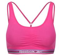Reebok Womens Jackie Bra Top Cotton Jersey Bralet Laser Pink M-L