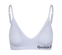 Reebok Womens Justine Seamless Bra, White, M EU