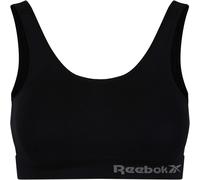 Reebok Women's Kira Sports Bra Crop Top | Black Bralettes for Women | Low