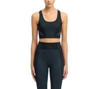 Reebok Womens RBK Lab Seamless Light Support Sports Bra Top Black M