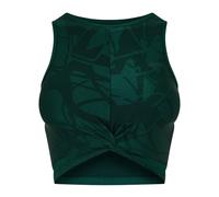 Reebok Womens/Ladies Leaf Print Slim Yoga Tank Top
