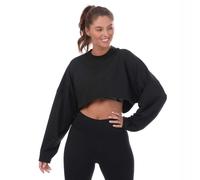 Reebok Womens/Ladies Lux Oversized Hoodie - Black - Black - 4 UK - 6 UK