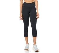 Reebok Women's Lux High-Rise Capri Leggings, Black, Medium