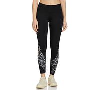 Reebok Womens Modern Safari Leggings Gym Sports Bottoms Night Black XS