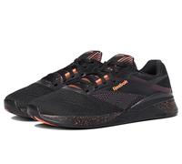Reebok Women's Nano X4 Sneaker, Black/Midnight Plum/Digital Coral, 8.5