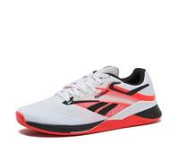 Reebok Women's Nano X4 Sneaker, Footwear White/Black/Orange Flare, 6.5 UK