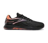 Reebok Womens Nano X5 Edge Sneaker, Black Arena Orange Future Peach, 7 UK