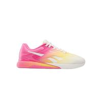 Reebok Women's Nano X5 Legacy Trainers, Chalk Atomic Pink Golden Haze, 3 UK