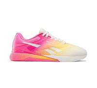 Reebok Women's Nano X5 Sneaker, Chalk Atomic Pink Golden Haze, 8 UK