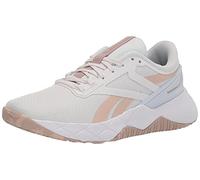 Reebok Women's Nanoflex Cross Trainer, White/Soft Ecru/Rose Gold, 5.5