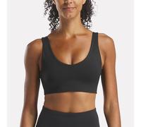 Reebok Women's Naomi Yoga V-Neck Bra Bustier Black