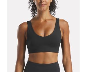 Reebok Womens Naomi Yoga V-Neck Bra Bustier, Black, S EU