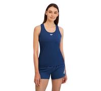 Reebok Women's Off The Charts Slim Fit Performance Tank Top, Blue Winged Teal, M