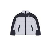 Reebok Womens Puffer Jacket Reversible Puffer Jacket White Black