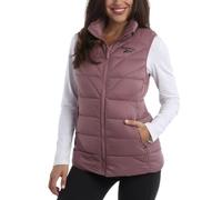 Reebok Women's Puffer Vest - Quilted Insulated Winter Vest, High Collar - Sleeveless Jacket for Women (S-XL), Rose Pink, Small