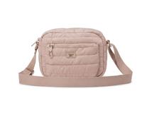 Reebok Womens Quilted Nylon Crossbody Bag, Lightweight Cell Phone Purse, Dance Mocha, One Size