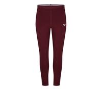 Reebok Womens Rie Ctn Lgng in Classic Maroon - Purple - Size UK 4-6 (Womens)