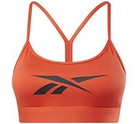 Reebok Women's S Lux Skinny Strap Bra Sports, Dynred, S