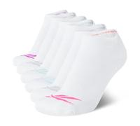 Reebok Women's Socks - 6 Pack Athletic Low Cut Ankle Socks, Size Shoe Size: 4-10, White