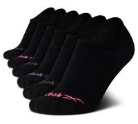 Reebok Women's Socks - Lightweight No-Show Liners (6 pack), Size Shoe Size: 4-14, Black